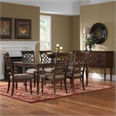 Standard Furniture Woodmont 7 Piece Dining Set in Brown Cherry