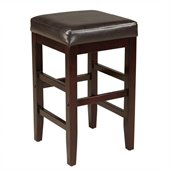 Standard Furniture Smart Stools Square Counter Height in Brown