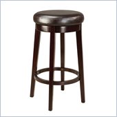 Standard Furniture Smart Stools Bar Height Round Brown Uplholstered