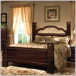 Standard Sorrento Poster Bed in Abby Wood Olympus Brown Finish