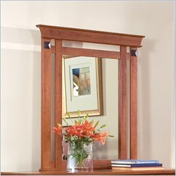 Standard Park Place Cherry Panel Mirror