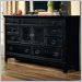Standard Sonoma County Double Dresser In Rubbed Black Finish