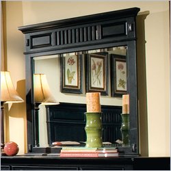 Standard Sonoma County Landscape Mirror In Rubbed Black Finish