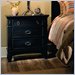 Standard Sonoma County 3 Drawer Nightstand In Rubbed Black Finish