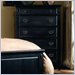 Standard Sonoma County 5 Drawer Chest in Rubbed Black Finish