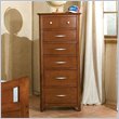 ADD TO YOUR SET: Standard Village Craft 6 Drawer Lingerie Chest in Dark Brown Finish