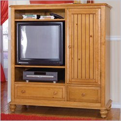 Standard Camp Forest Media Chest In Light Pine