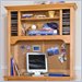 Standard Camp Forest Computer Hutch In Light Pine