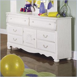 Standard Diana  White Wash Double Dresser
