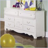 Standard Diana  White Wash Double Dresser