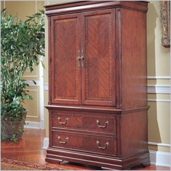 Standard St. Pierre TV Armoire in Cherry and Walnut