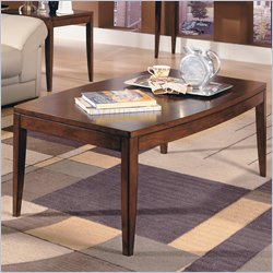 Standard Bay Heights Cherry Deep Brown Rectangular Coffee Table