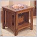 Standard Mission Hills Chestnut Brown End Table with Shelf