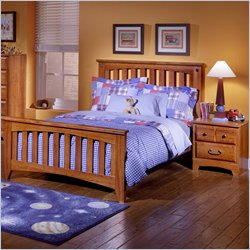 Standard City Park Kids Slat Bed 2 Piece Bedroom Set