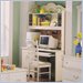 Standard Diana White Wash Desk and Hutch