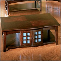 Standard Glasgow Cherry Box Coffee Table and End Table Set