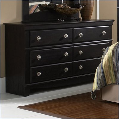 Standard Carlsbad Double Dresser in Dark Pecan