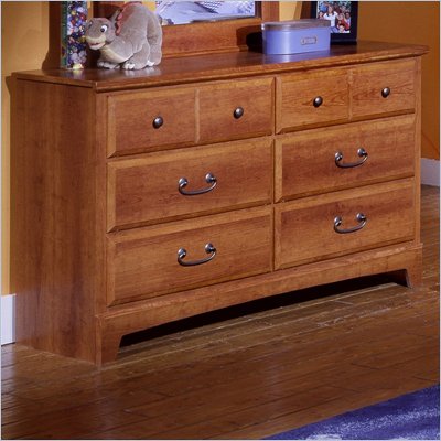 Standard City Park Kids Double Dresser in Cherry Finish