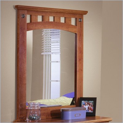 Standard City Park Kids Panel Mirror in Cherry Finish