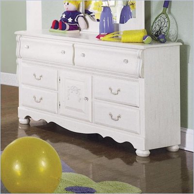 Standard Diana  White Wash Double Dresser