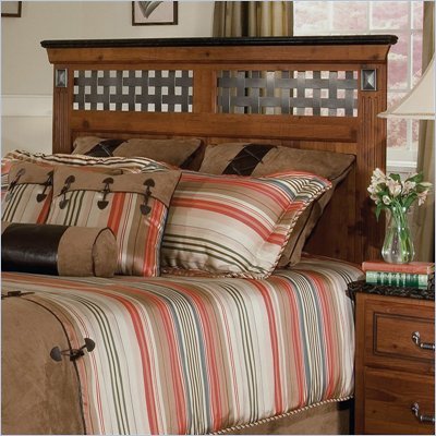 Standard Las Cruses Full / Queen Panel Headboard in Brown Finish
