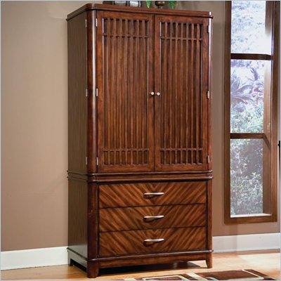 Standard Pacific Rim Mocha Brown TV Armoire