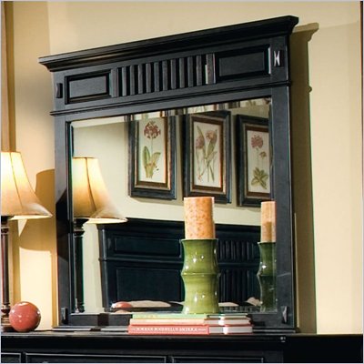 Standard Sonoma County Landscape Mirror In Rubbed Black Finish