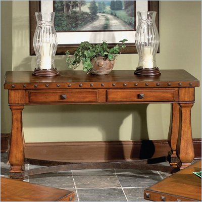 Standard Timber Lodge Sofa Table In Cherry Finish