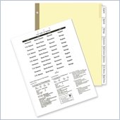 Kleer-Fax Deluxe Hi-Tech Insertable Index Divider