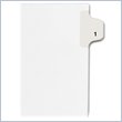 ADD TO YOUR SET: Kleer-Fax Legal 80000 Series Printed 1 Exhibit Index Divider