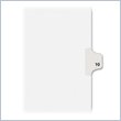 ADD TO YOUR SET: Kleer-Fax Legal 80000 Series Printed 10 Exhibit Index Divider