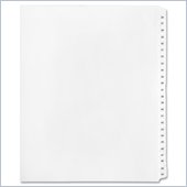 Kleer-Fax Legal 90000 Series Printed 26 - 50 Exhibit Index Divider