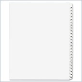 Kleer-Fax Legal 90000 Series Printed 76 - 100 Exhibit Index Divider