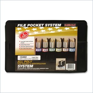 Kleer-Fax Vertical Poly File Pocket System
