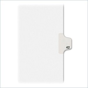 Kleer-Fax 90000 Series Side Tab Index Divider