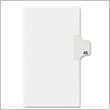 ADD TO YOUR SET: Kleer-Fax 90000 Series Numerical Side Tab Index Divider