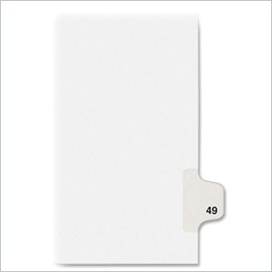Kleer-Fax 90000 Series Side Tab Index Divider