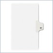 ADD TO YOUR SET: Kleer-Fax 90000 Series Numerical Side Tab Index Divider