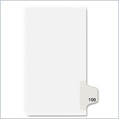 Kleer-Fax 90000 Series Numerical Side Tab Index Divider