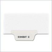 Kleer-Fax 90000 Series Alphabetical Bottom Tab Index Divider