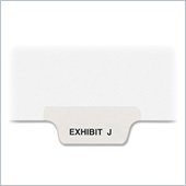 Kleer-Fax 90000 Series Alphabetical Bottom Tab Index Divider