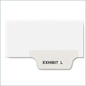 Kleer-Fax 90000 Series Alphabetical Bottom Tab Index Divider