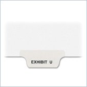 Kleer-Fax 90000 Series Alphabetical Bottom Tab Index Divider