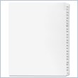 ADD TO YOUR SET: Kleer-Fax 90000 Series Side Tab Index Divider