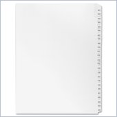 Kleer-Fax 90000 Series Side Tab Index Divider