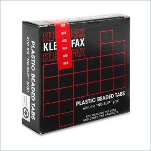 Kleer-Fax 1/5 Cut Hanging Folder Tab