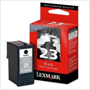 Lexmark No. 23 Return Program Black Ink Cartridge