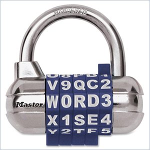 Master Lock Set-Your-Own Password Plus Combination Padlock