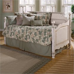 Hillsdale Wilshire Wood Daybed in  Antique White with Suspension Deck