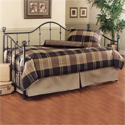 Hillsdale Chalet Metal Daybed in Black Finish with Suspension Deck